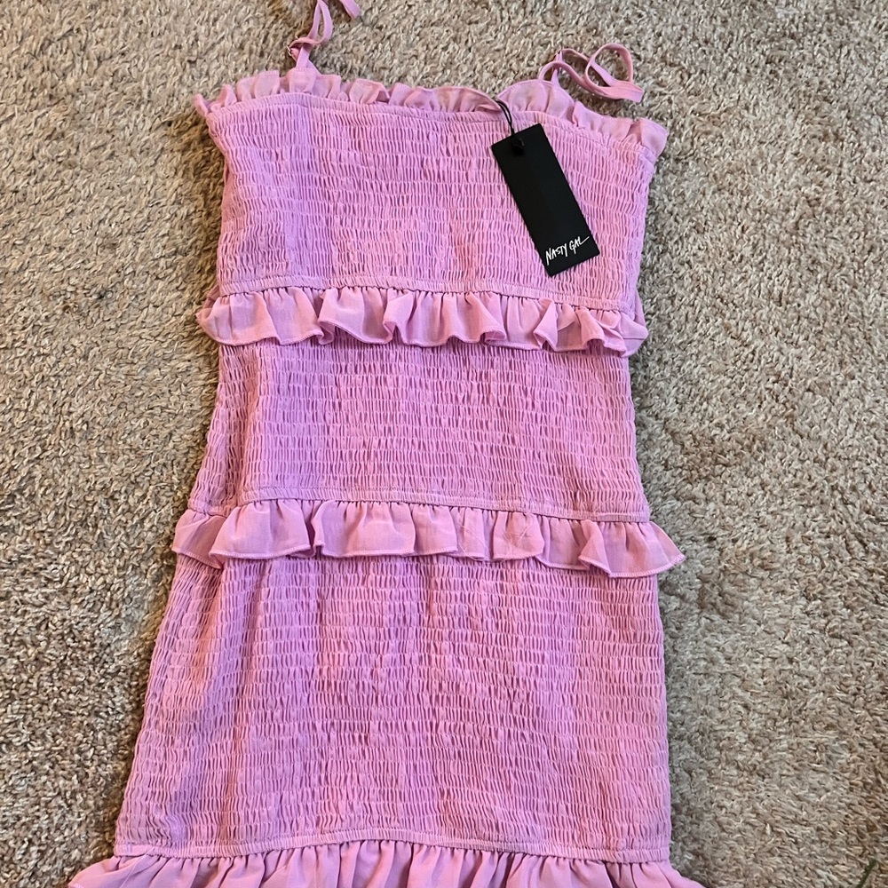 Nasty gal pink bodycon dress